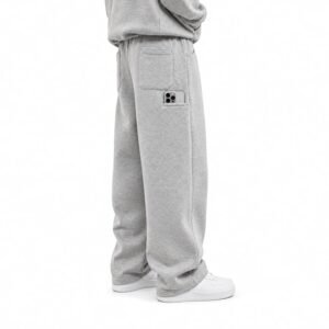 320 GSM Heavyweight Baggy Track Pants for Men | Oversized Fleece Sweatpants